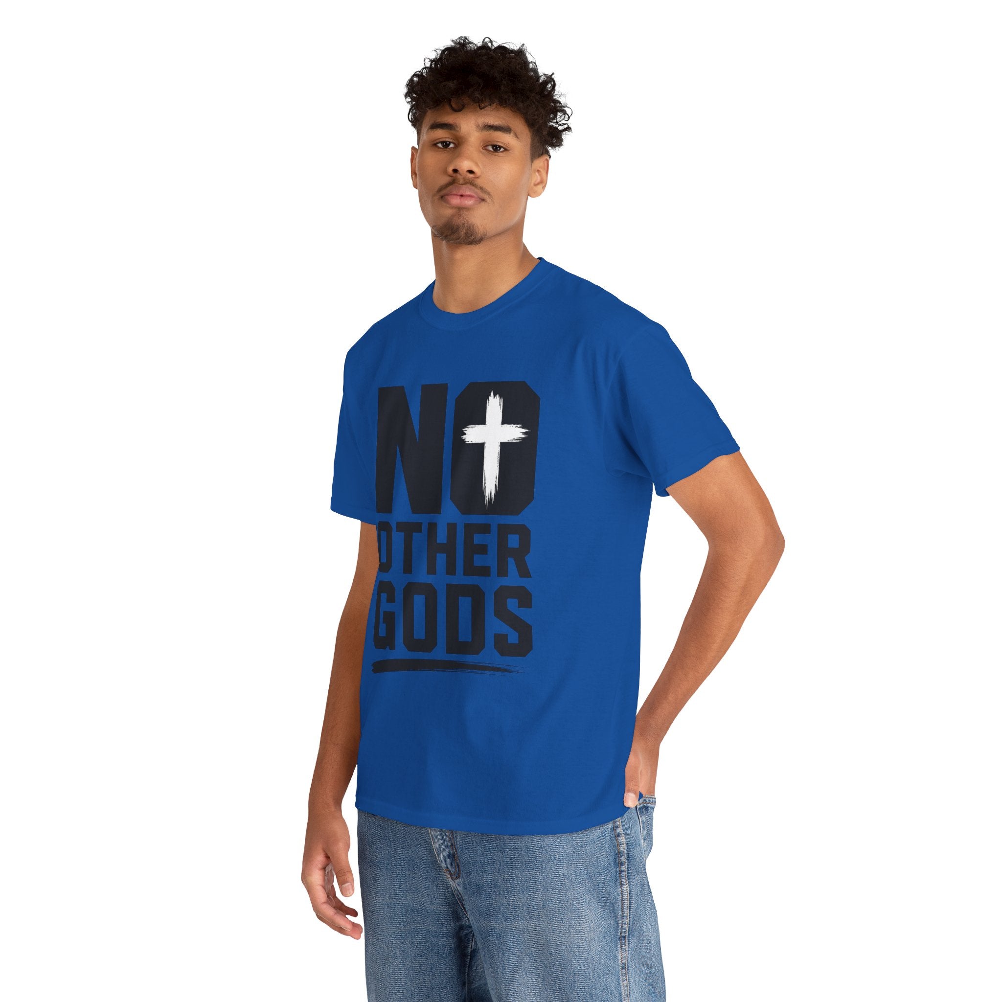 No Other Gods T-Shirt — Christian Faith Cross Tee