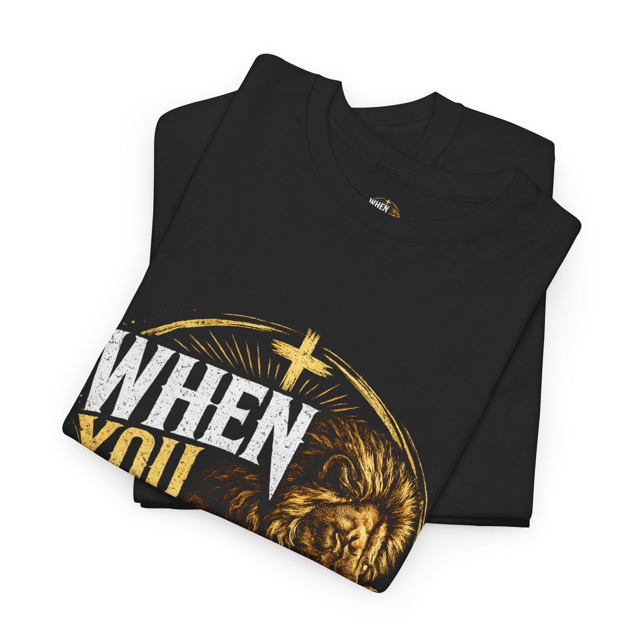 When You Pray T-Shirt — Christian Faith Prayer Graphic Tee