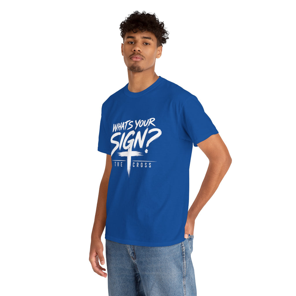 What's Your Sign? The Cross Tee