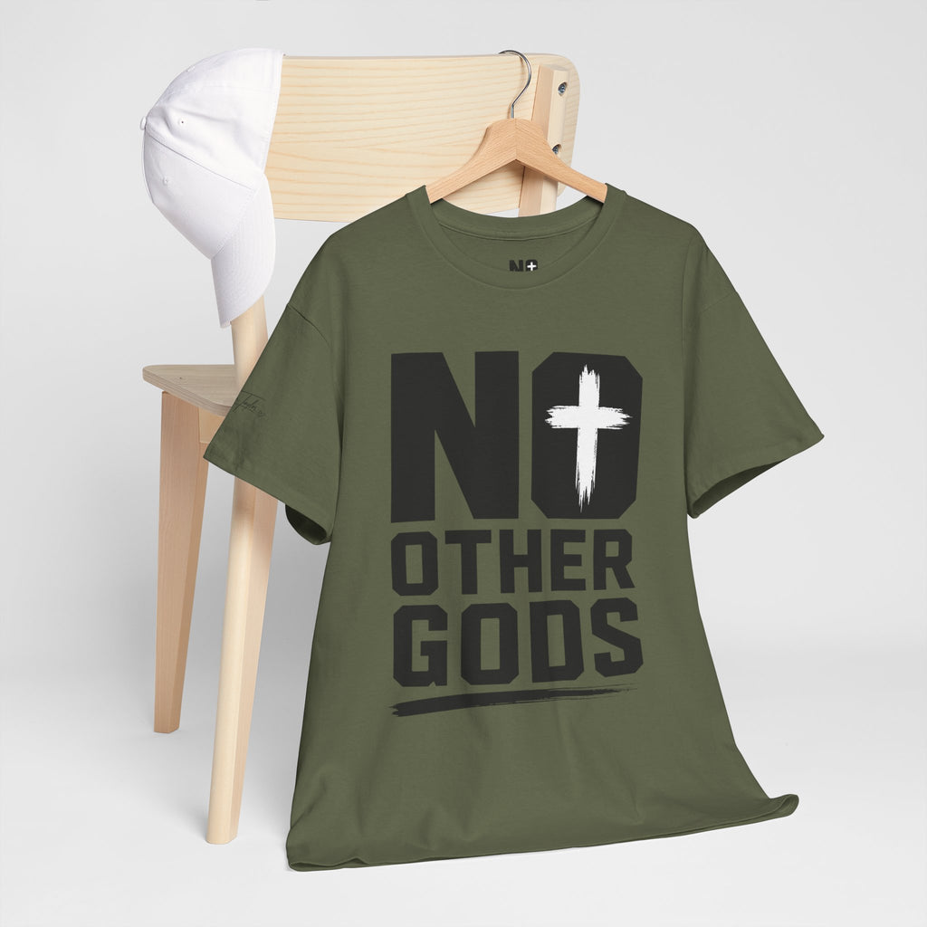 No Other Gods T-Shirt — Christian Faith Cross Tee