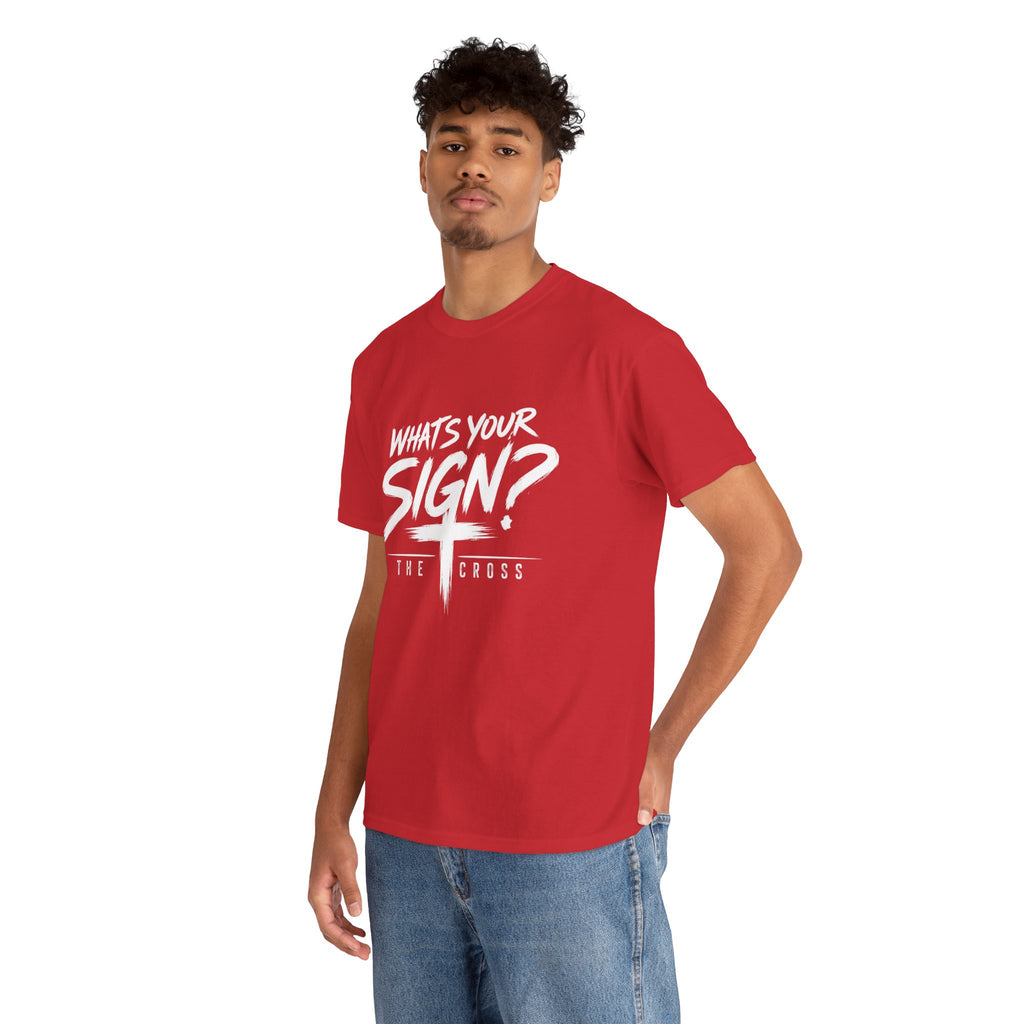 What's Your Sign? The Cross Tee