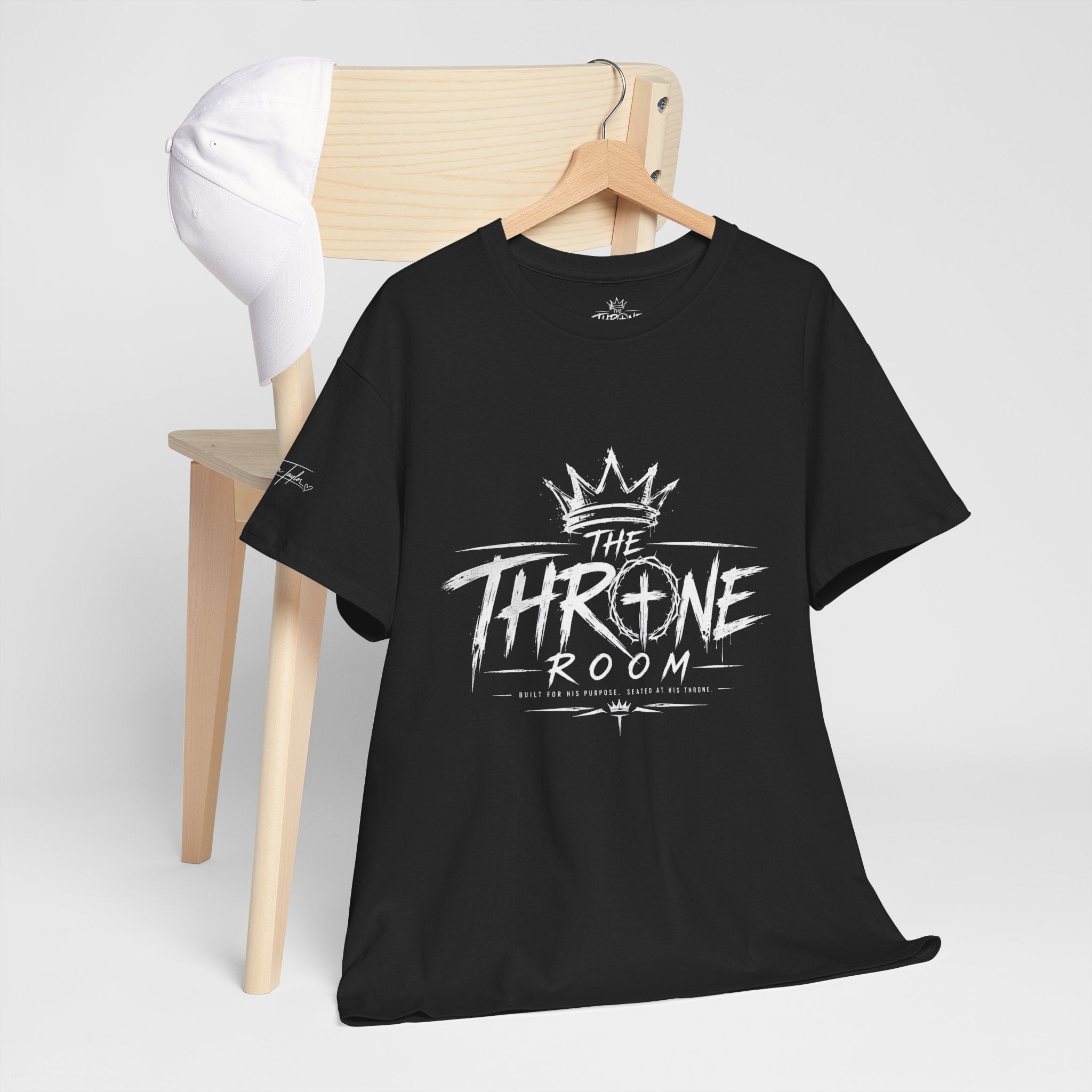 The Throne Room Graphic Tee — Crown Logo Streetwear T-Shirt