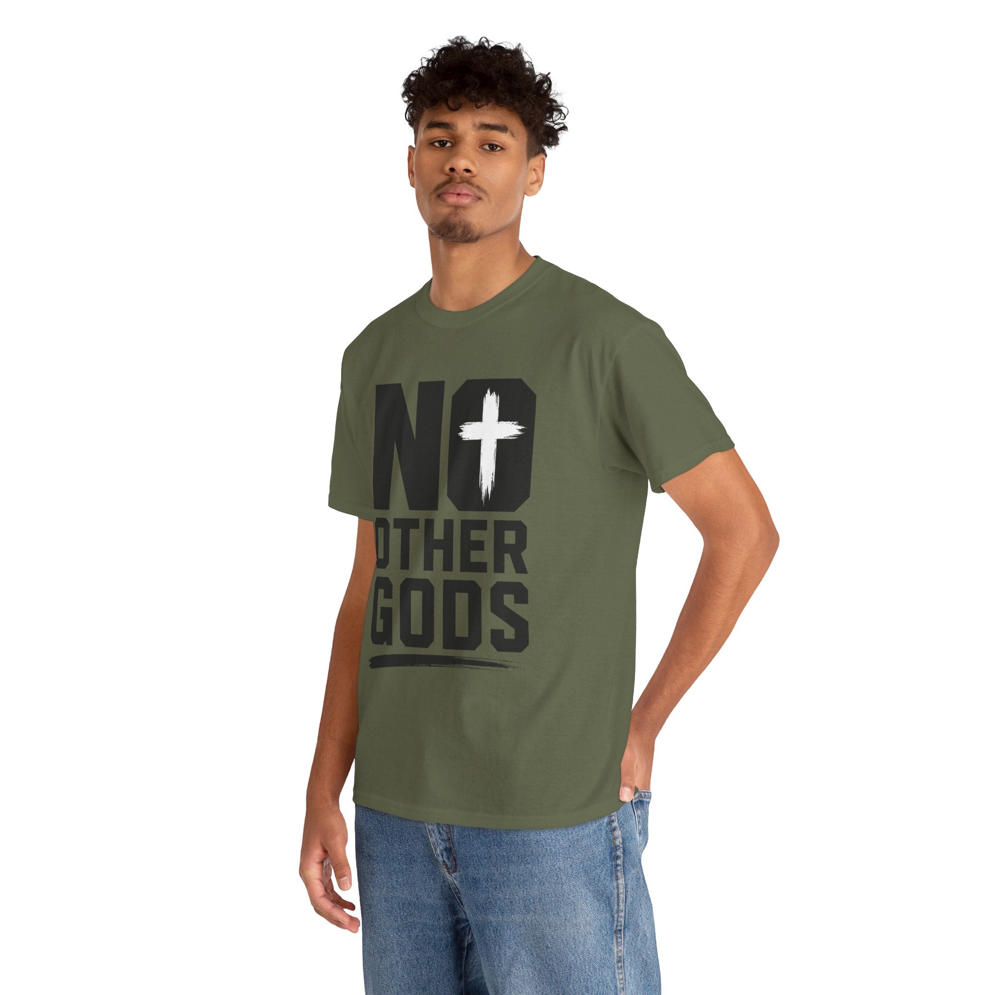 No Other Gods T-Shirt — Christian Faith Cross Tee
