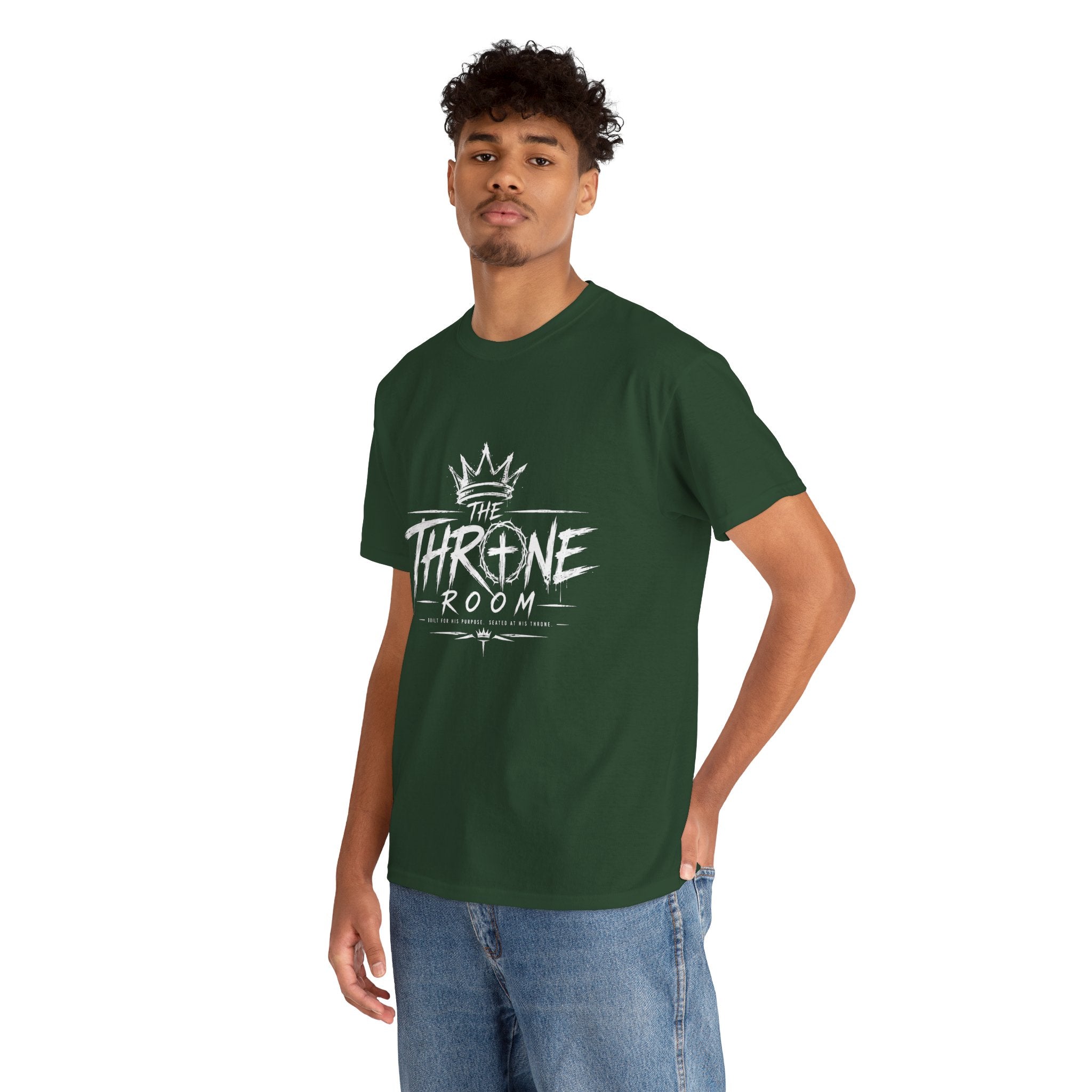 The Throne Room Graphic Tee — Crown Logo Streetwear T-Shirt