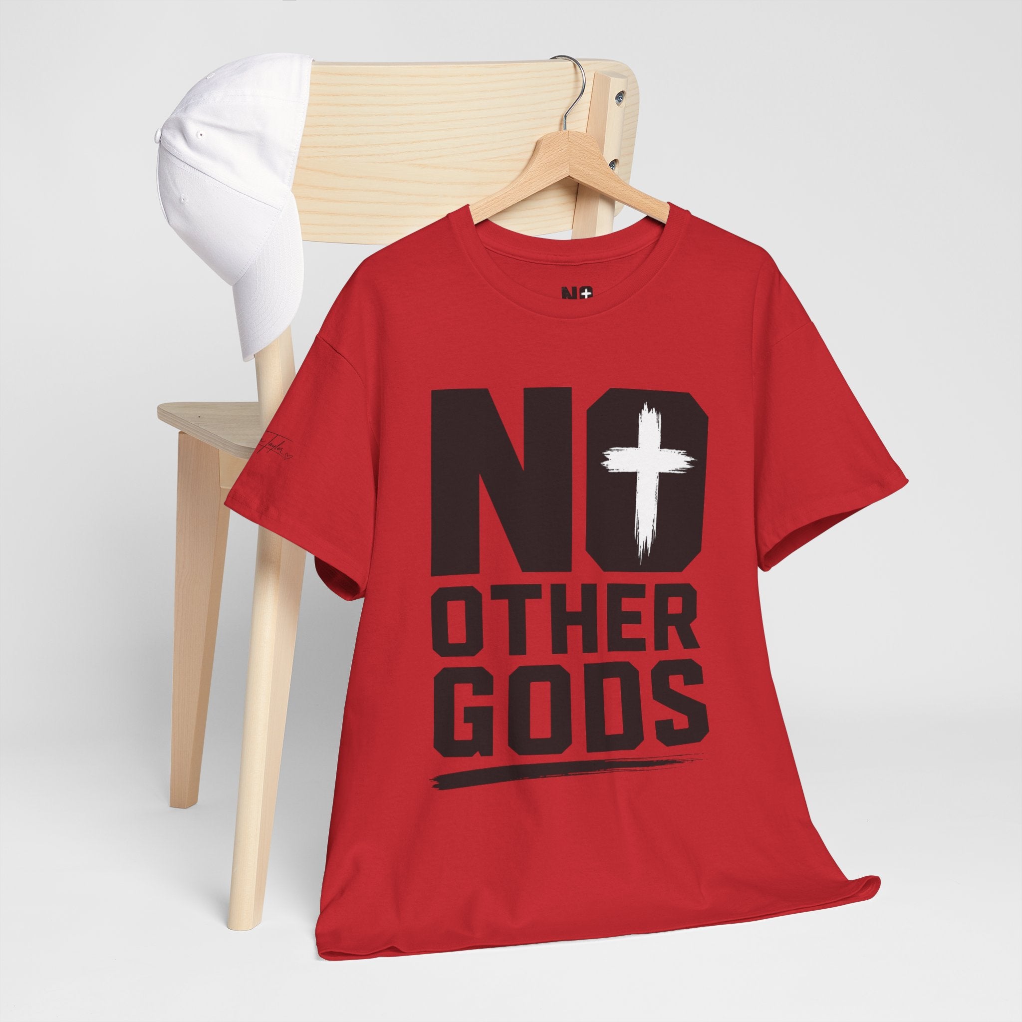 No Other Gods T-Shirt — Christian Faith Cross Tee