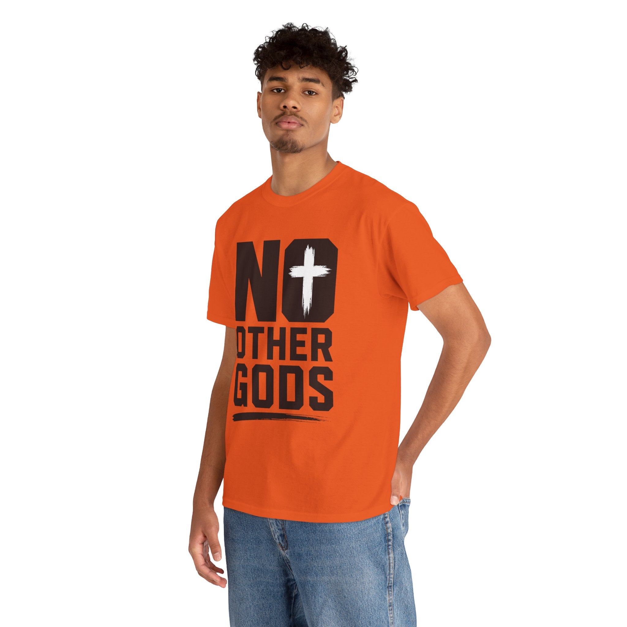 No Other Gods T-Shirt — Christian Faith Cross Tee