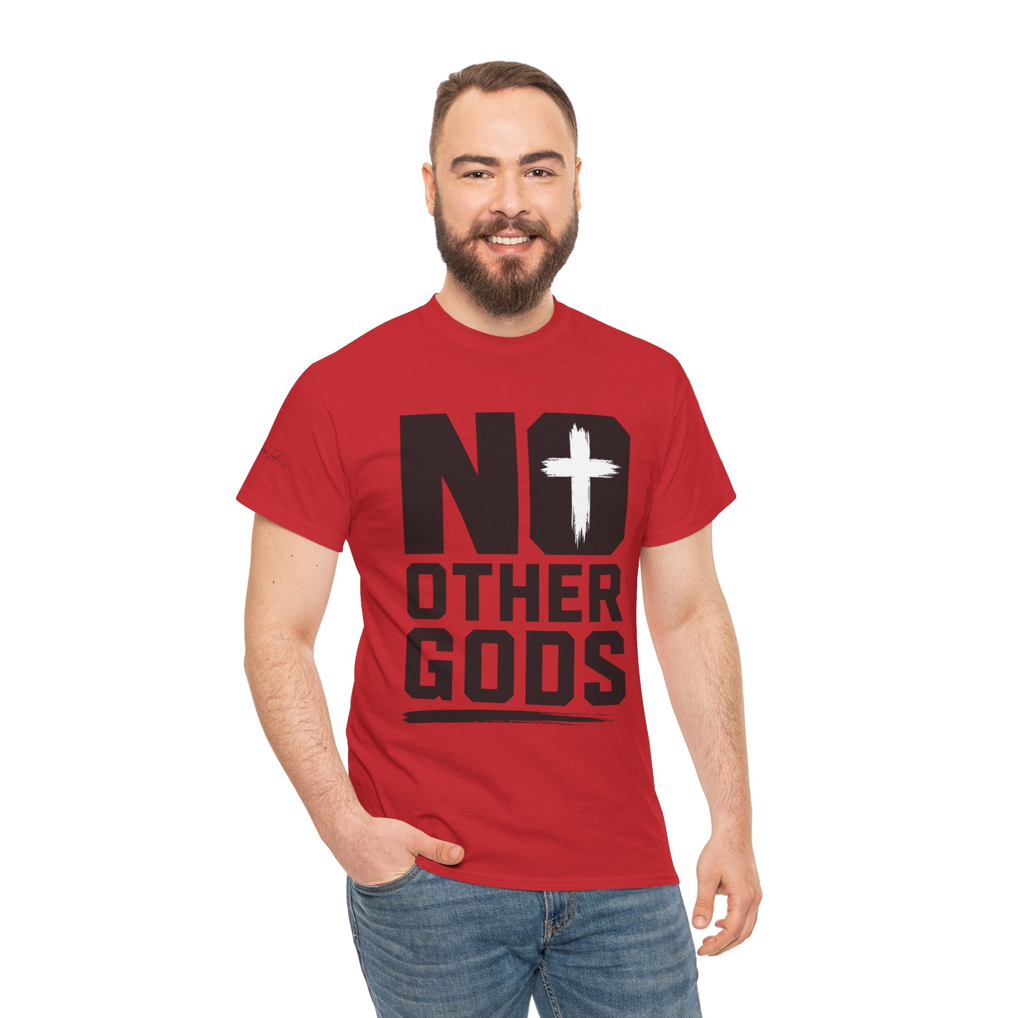 No Other Gods T-Shirt — Christian Faith Cross Tee