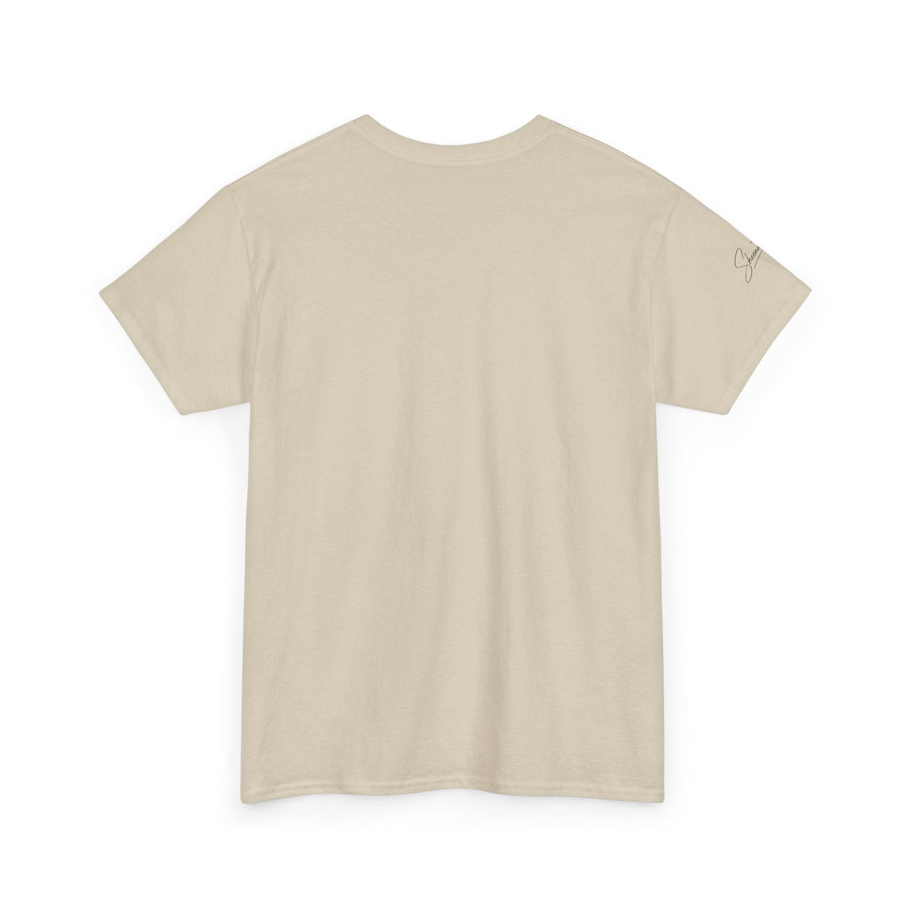 Christian Tee "I Denounce You Satan" Minimal Cross Shirt