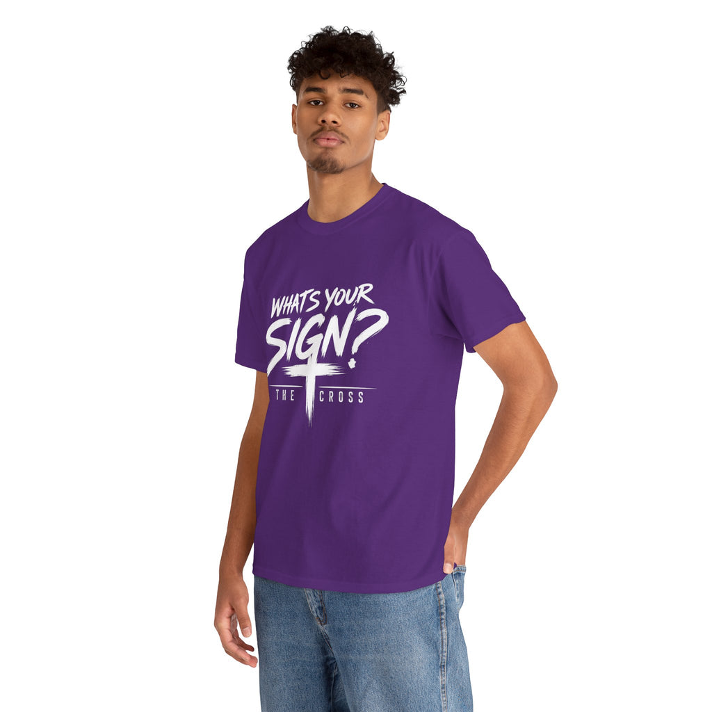 What's Your Sign? The Cross Tee