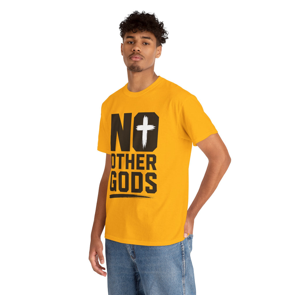 No Other Gods T-Shirt — Christian Faith Cross Tee