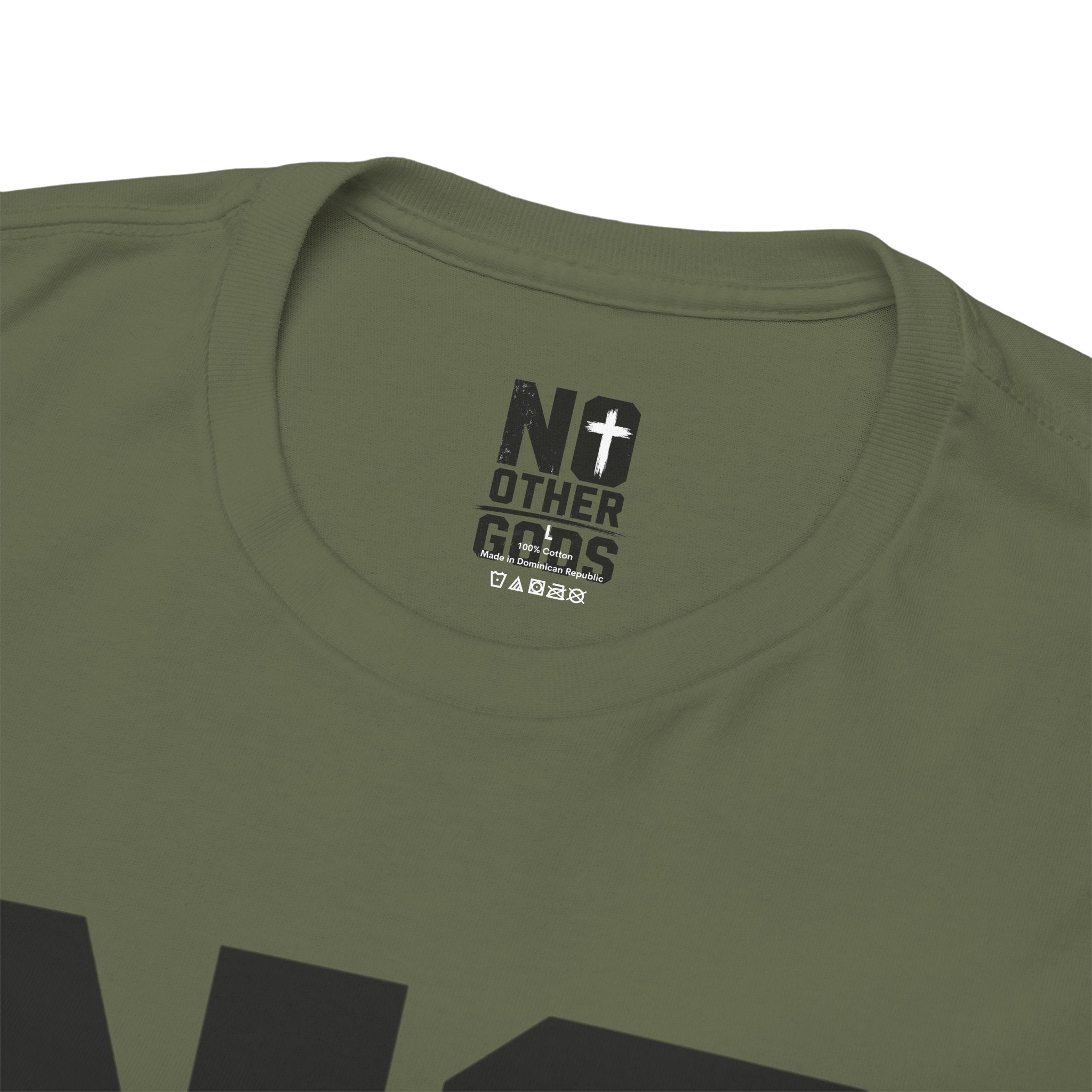 No Other Gods T-Shirt — Christian Faith Cross Tee