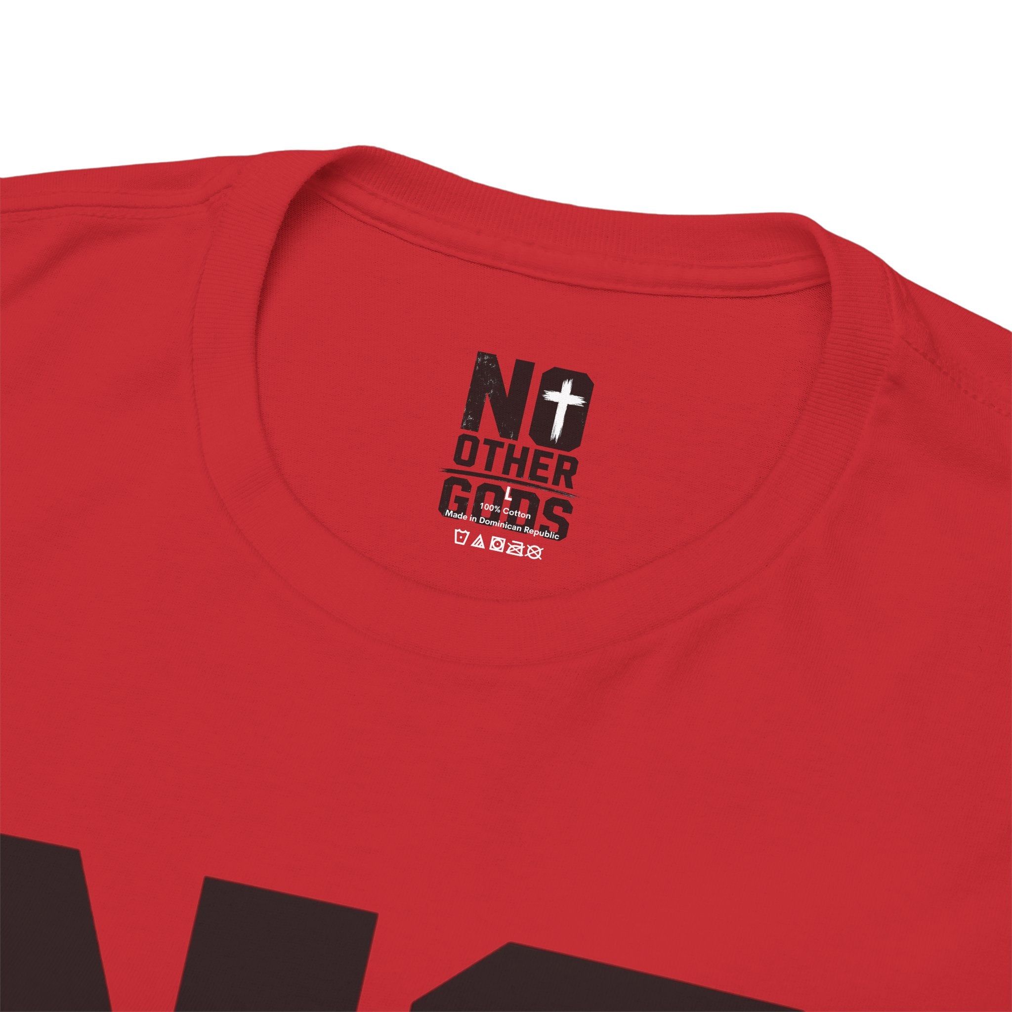 No Other Gods T-Shirt — Christian Faith Cross Tee