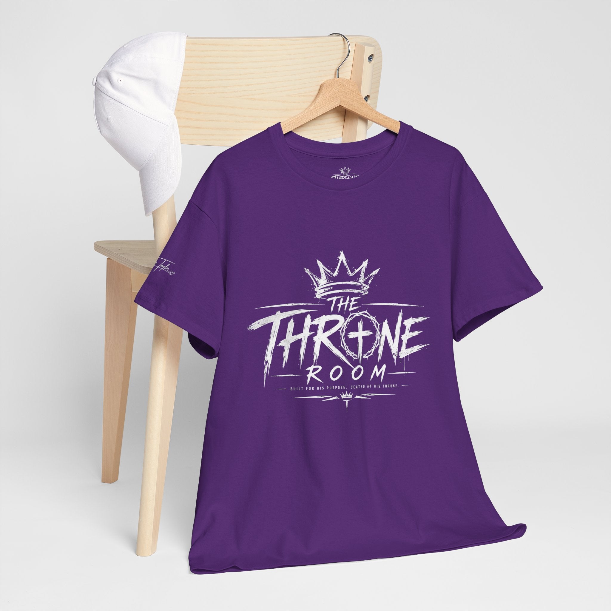 The Throne Room Graphic Tee — Crown Logo Streetwear T-Shirt