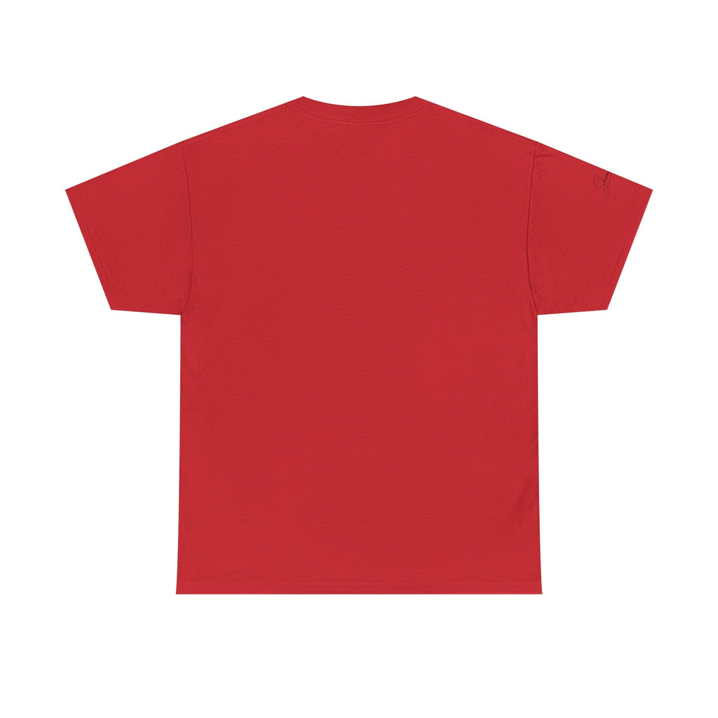 Christian Tee "I Denounce You Satan" Minimal Cross Shirt