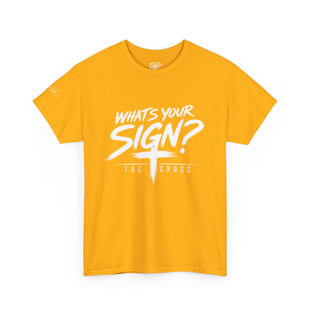 What's Your Sign? The Cross Tee