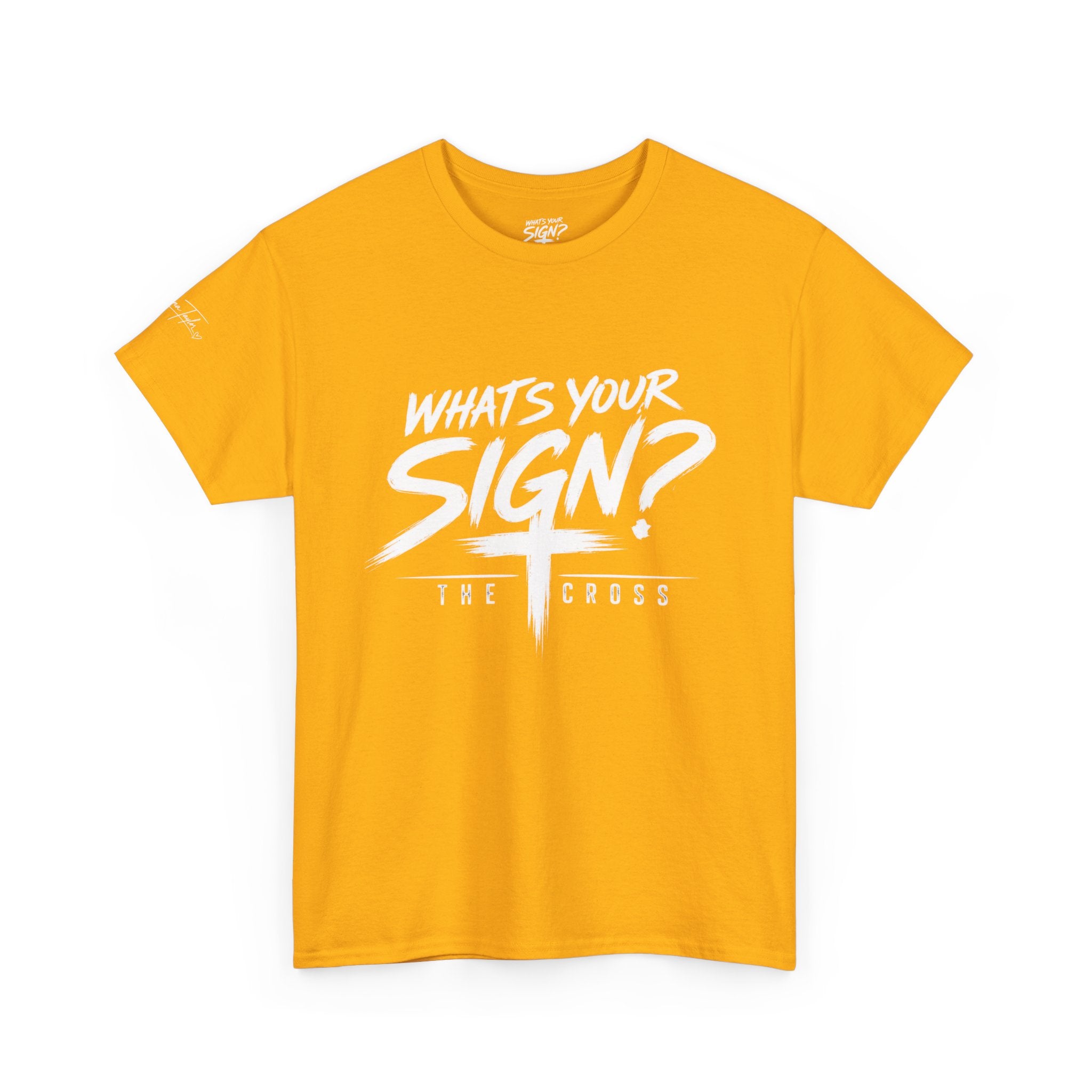 What's Your Sign? The Cross Tee