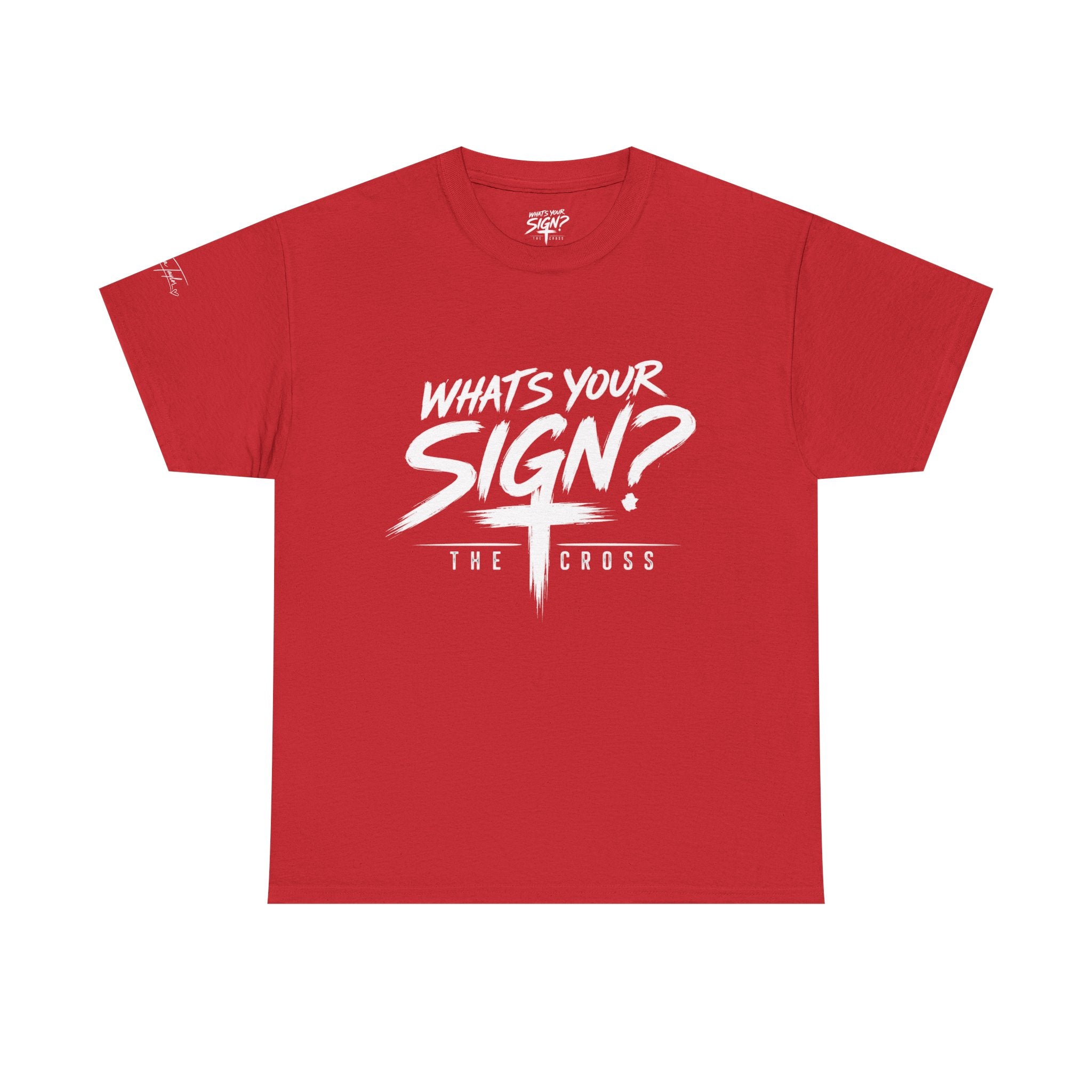 What's Your Sign? The Cross Tee