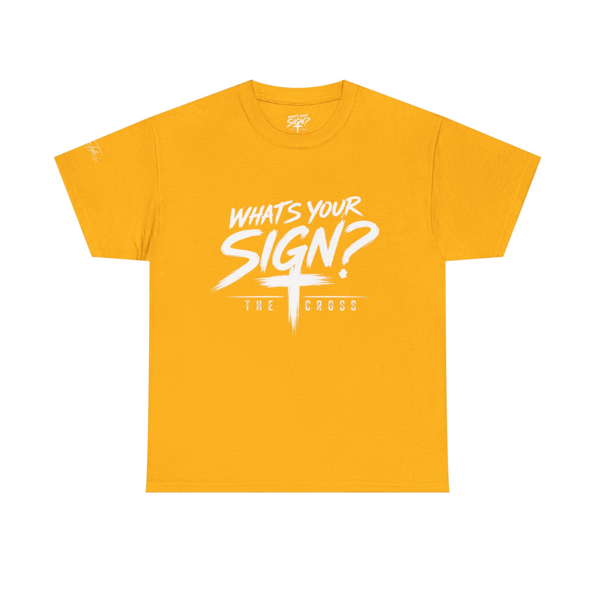 What's Your Sign? The Cross Tee