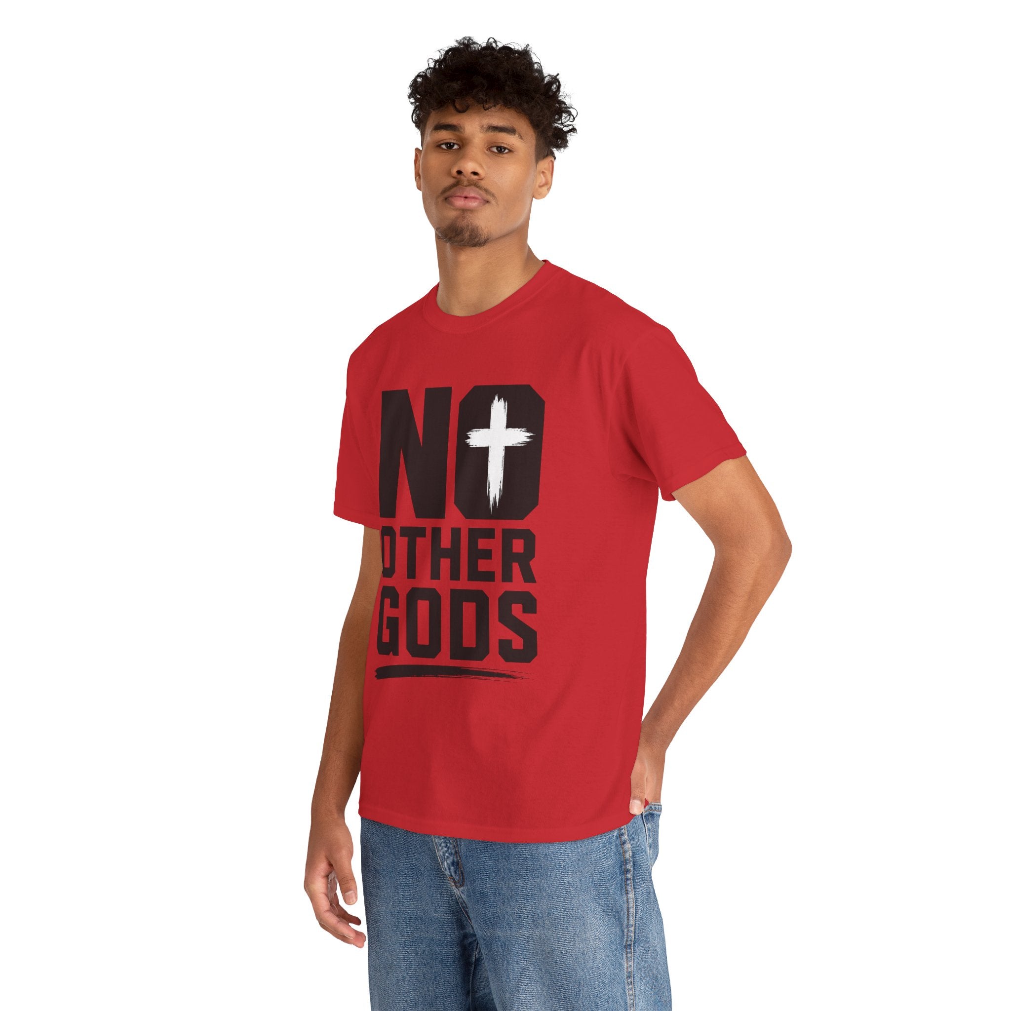 No Other Gods T-Shirt — Christian Faith Cross Tee
