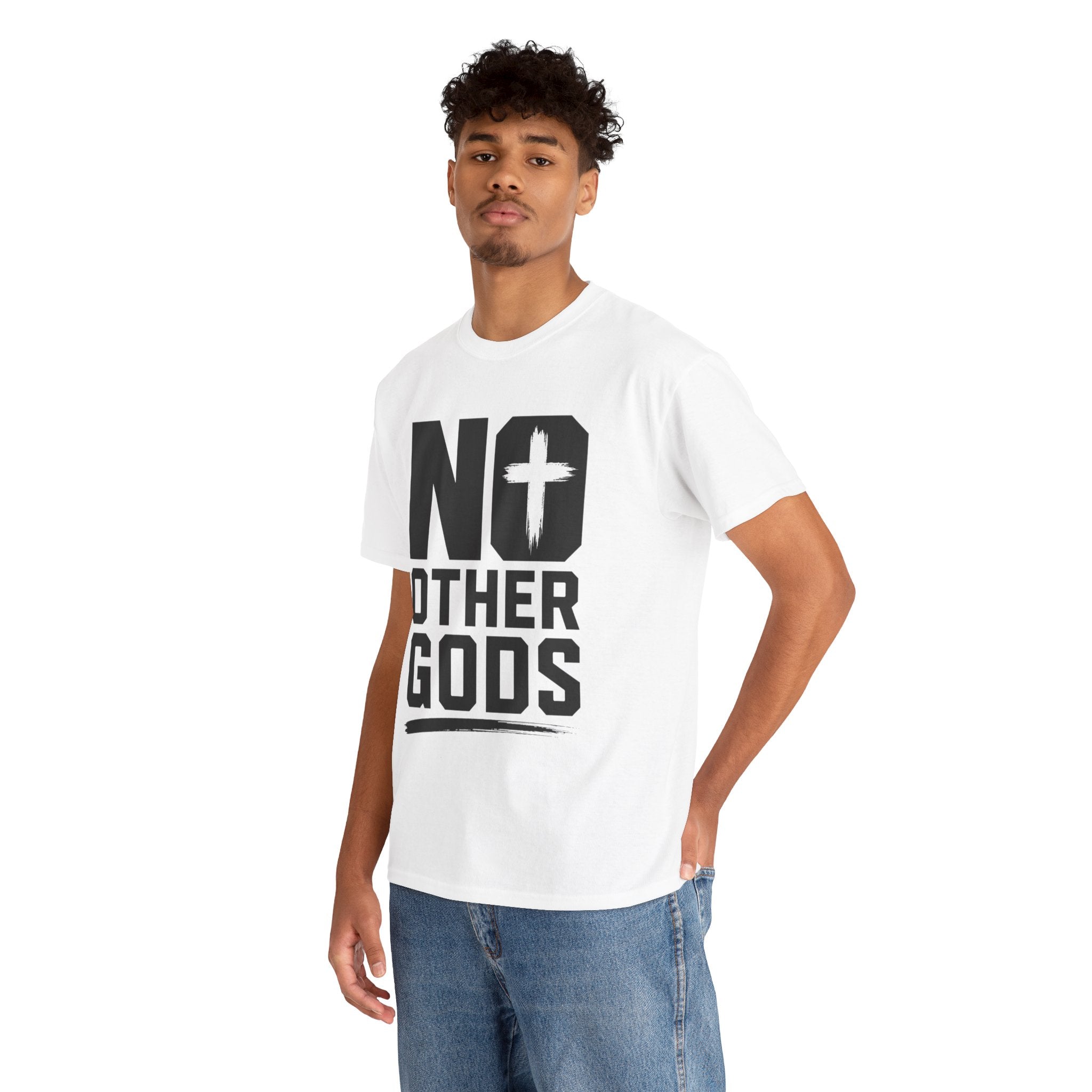 No Other Gods T-Shirt — Christian Faith Cross Tee