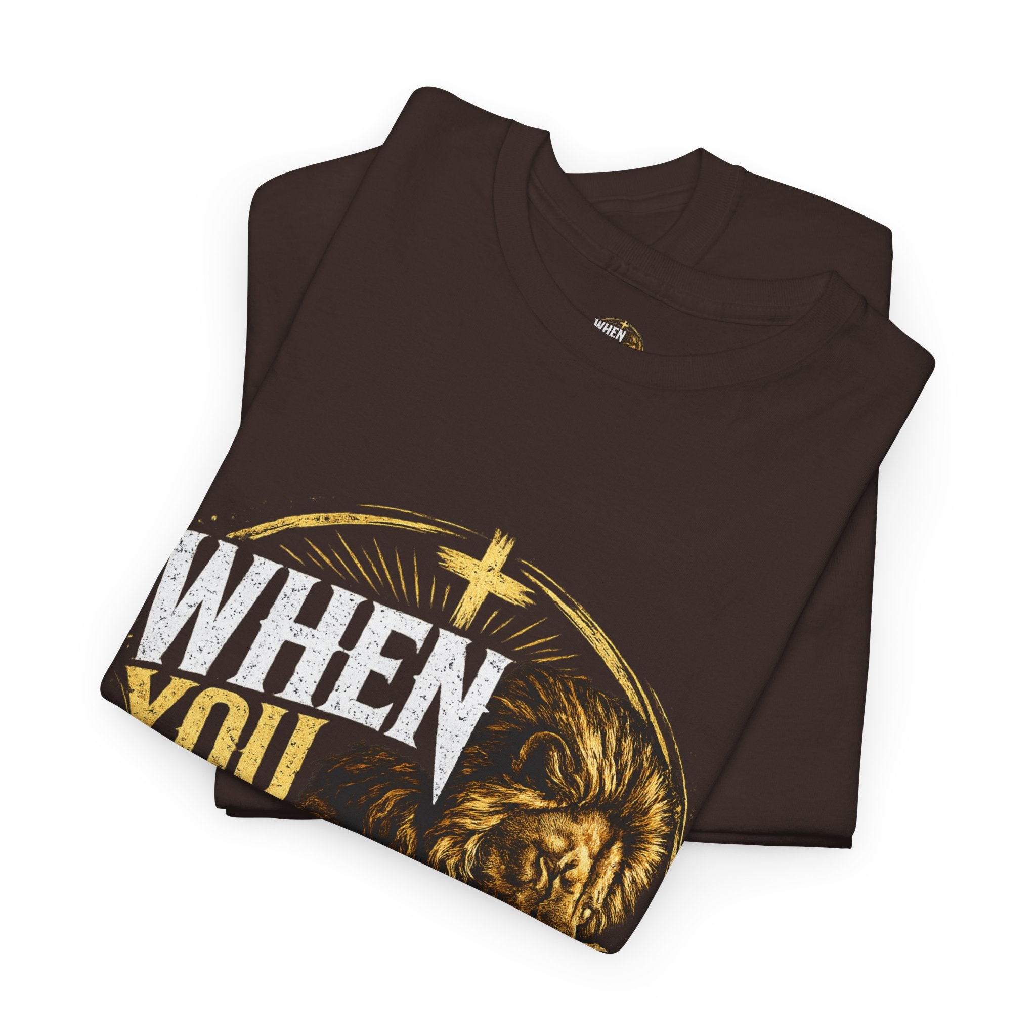 When You Pray T-Shirt — Christian Faith Prayer Graphic Tee