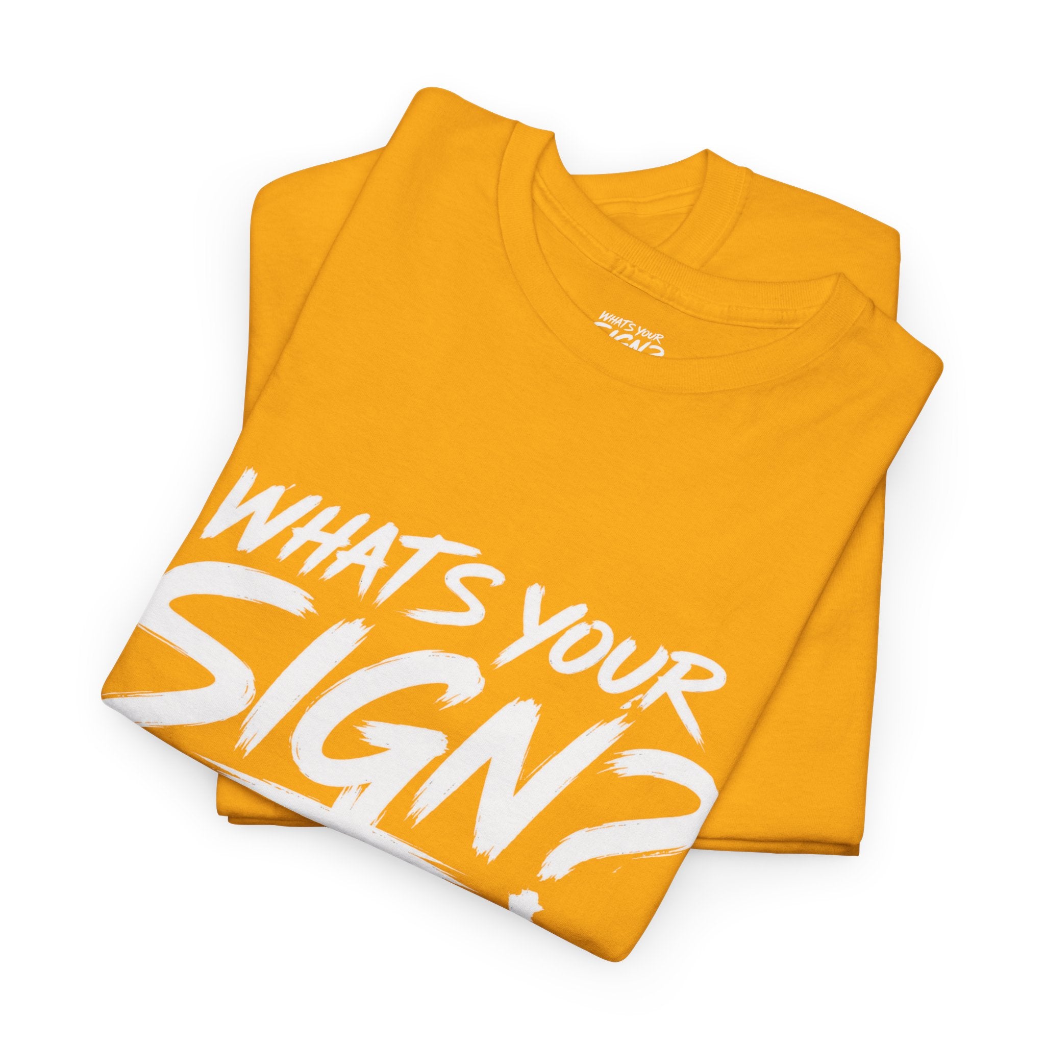 What's Your Sign? The Cross Tee