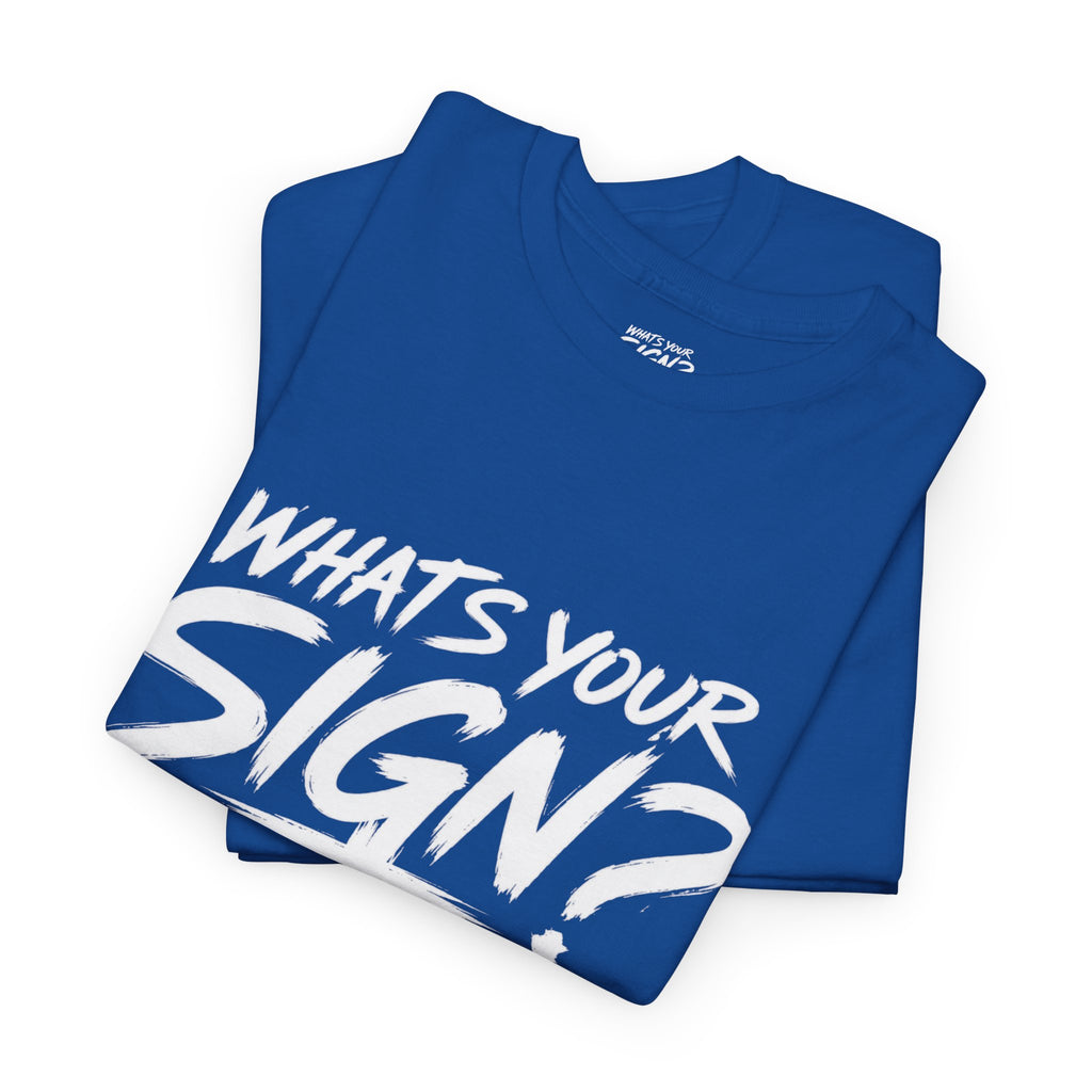 What's Your Sign? The Cross Tee