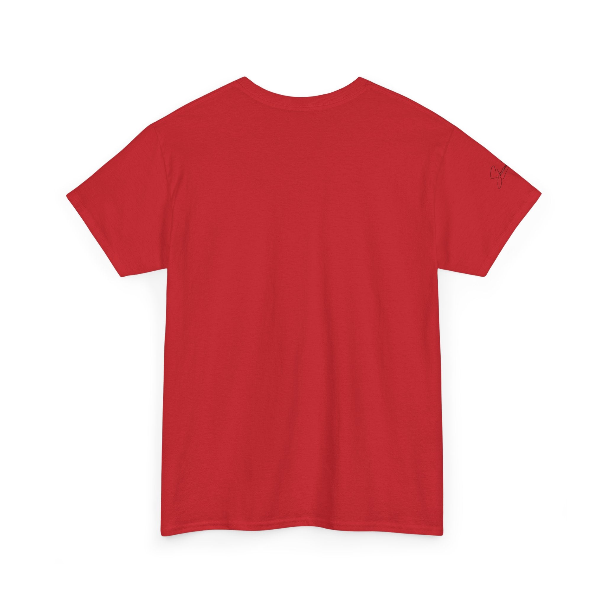 Christian Tee "I Denounce You Satan" Minimal Cross Shirt
