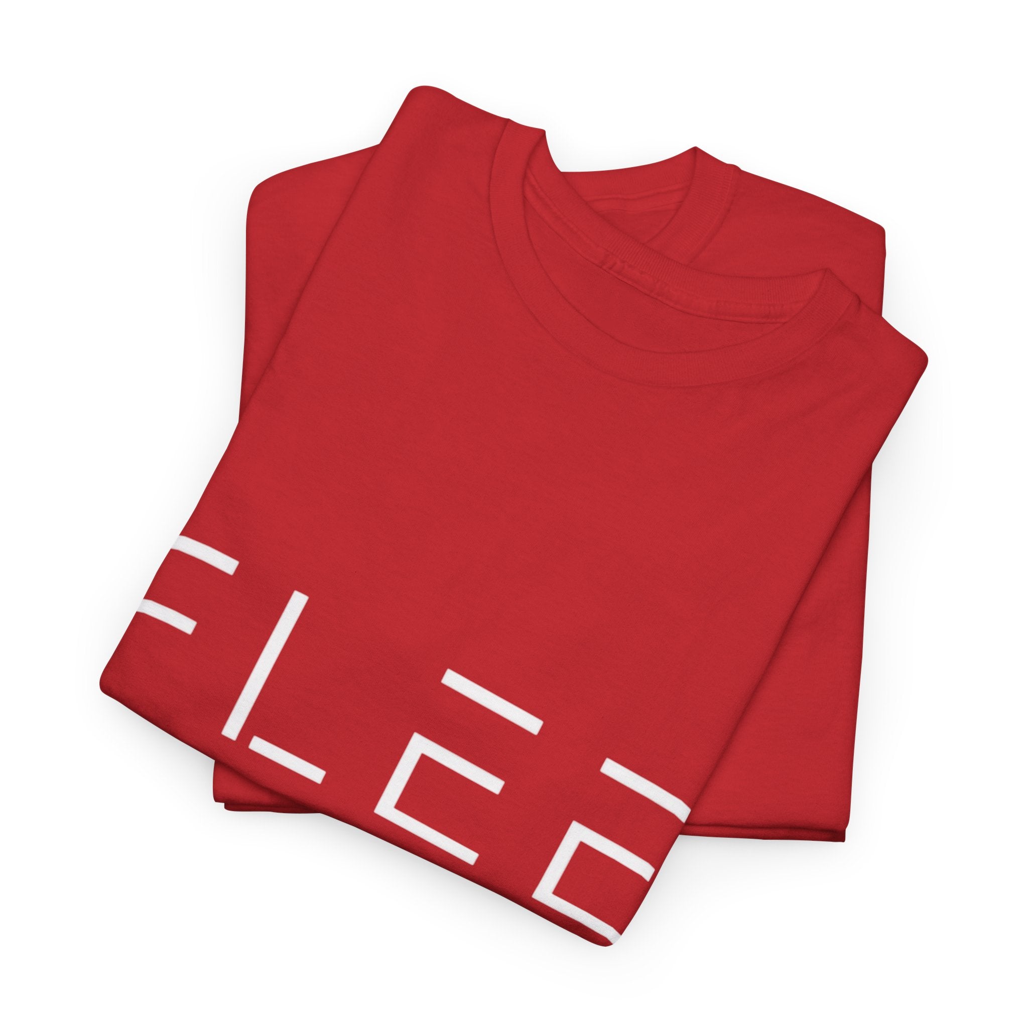 Flee Tee — Minimal "FLEE / Run Devil Run" Graphic Shirt (James 4:7 Back)
